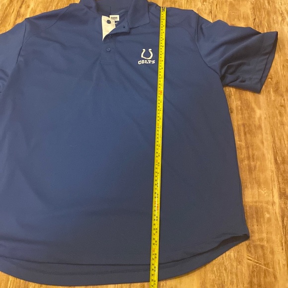 NFL Indianapolis Colts Blue Short Sleeve Polo Shirt Men’s Large - Picture 7 of 8